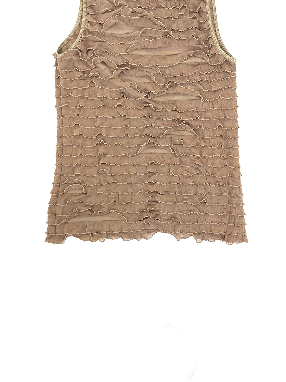 Vintage Fringe Mesh Sleeveless Top/ S 상품이미지3