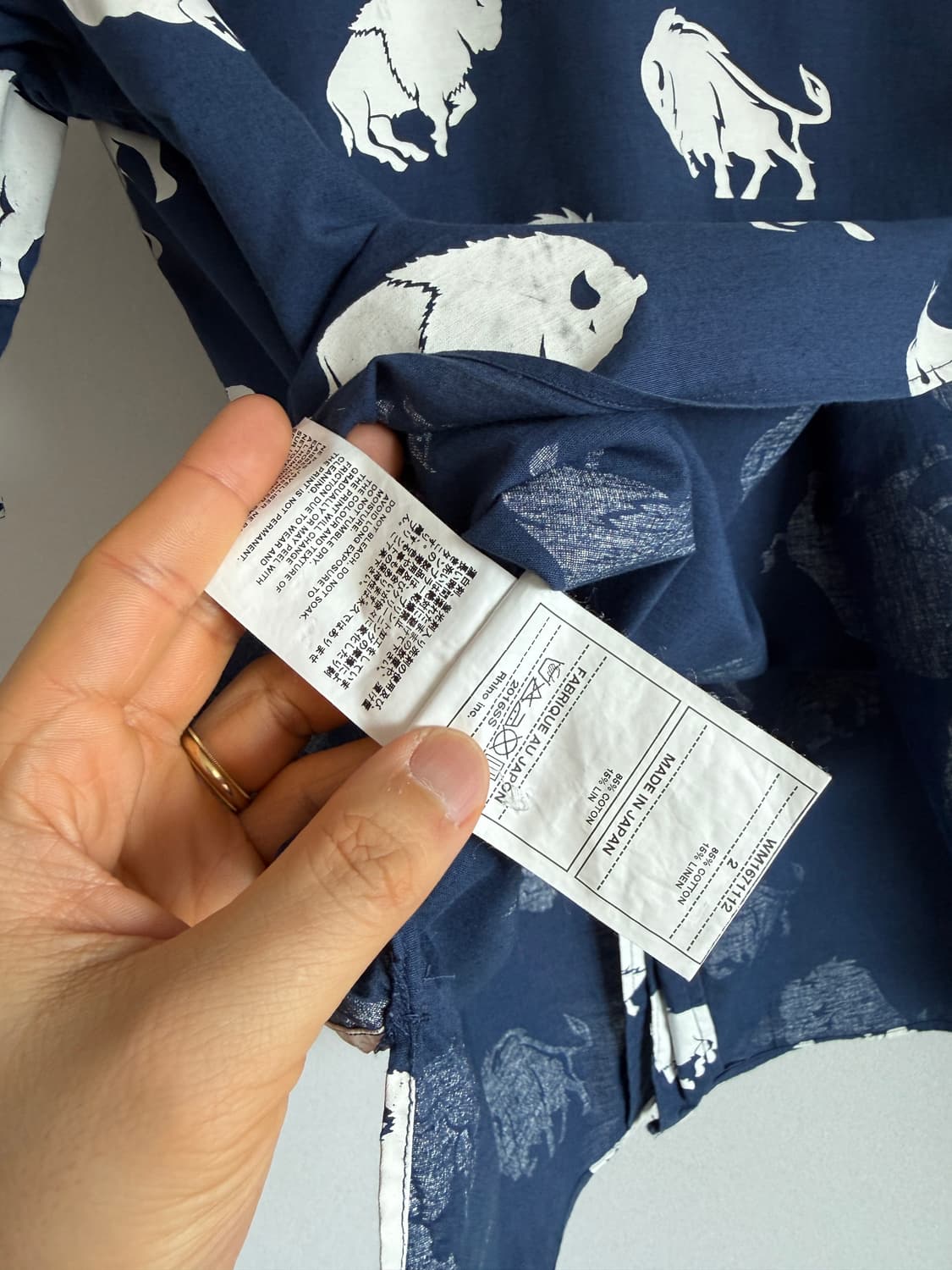 화이트 마운티니어링(White Mountaineering) 반팔 셔츠 상품이미지10