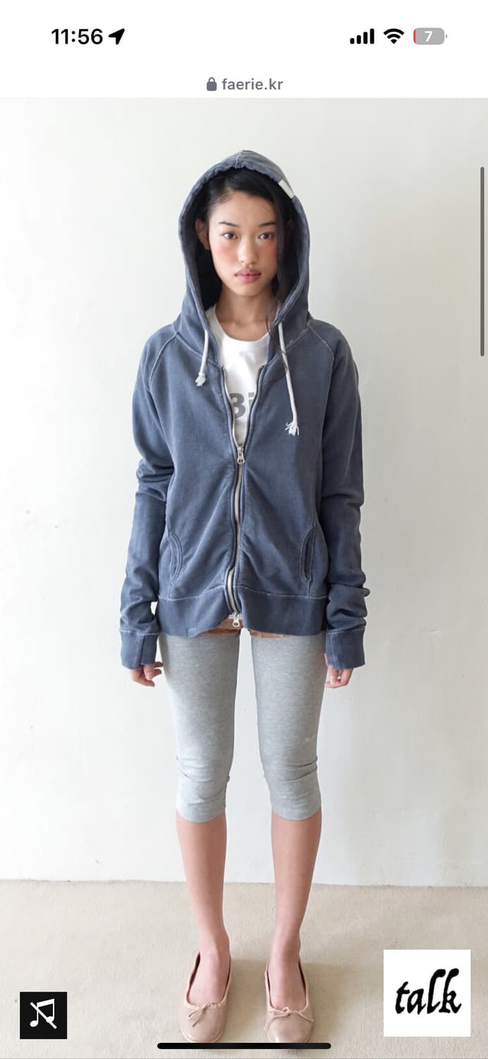 [fe.3] washed lily hoodie  상품이미지2