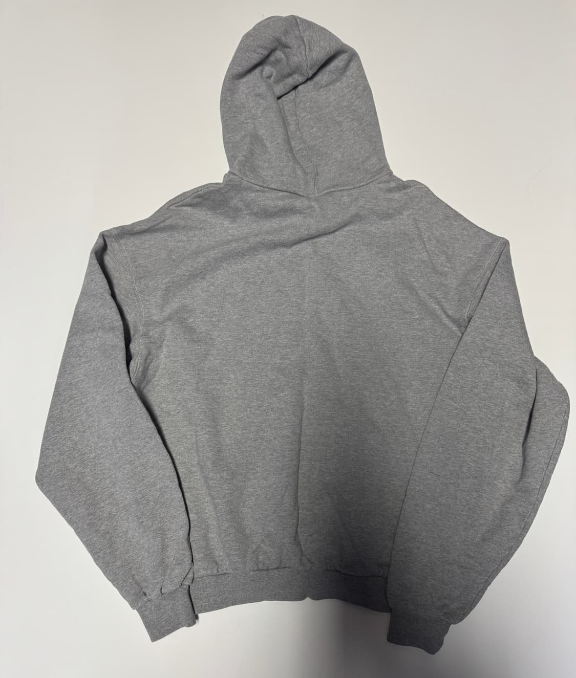 공용!! 우알롱 WAL 로고 오버핏 헤비 코튼 후드티 M 상품이미지2