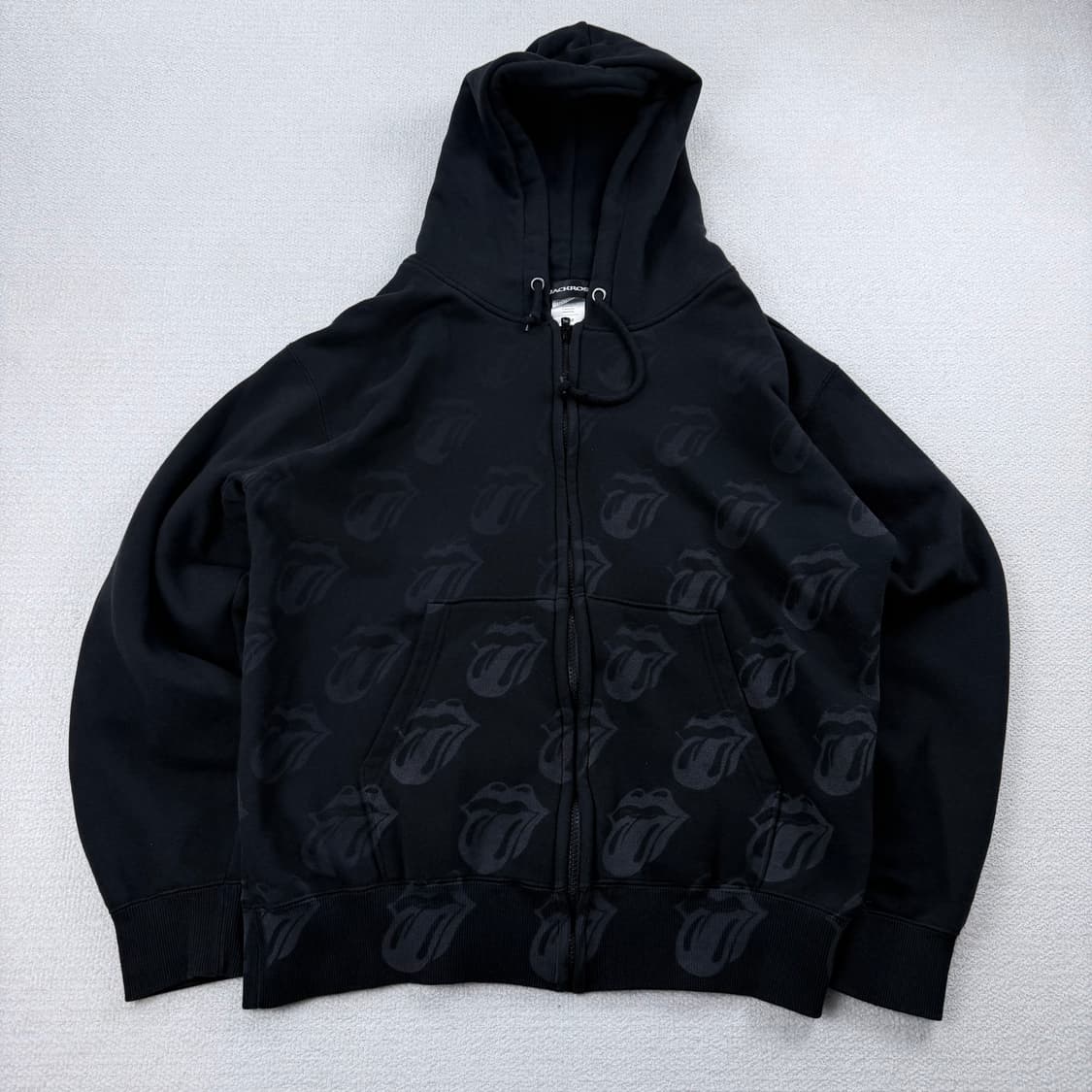 Jackrose x rolling stones 라인스톤&그래픽 후드집업 상품이미지2