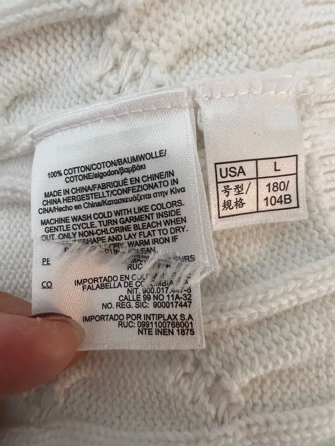 새상품) 브룩스브라더스 남성 아이보리 케이블브이넥가디건  상품이미지7