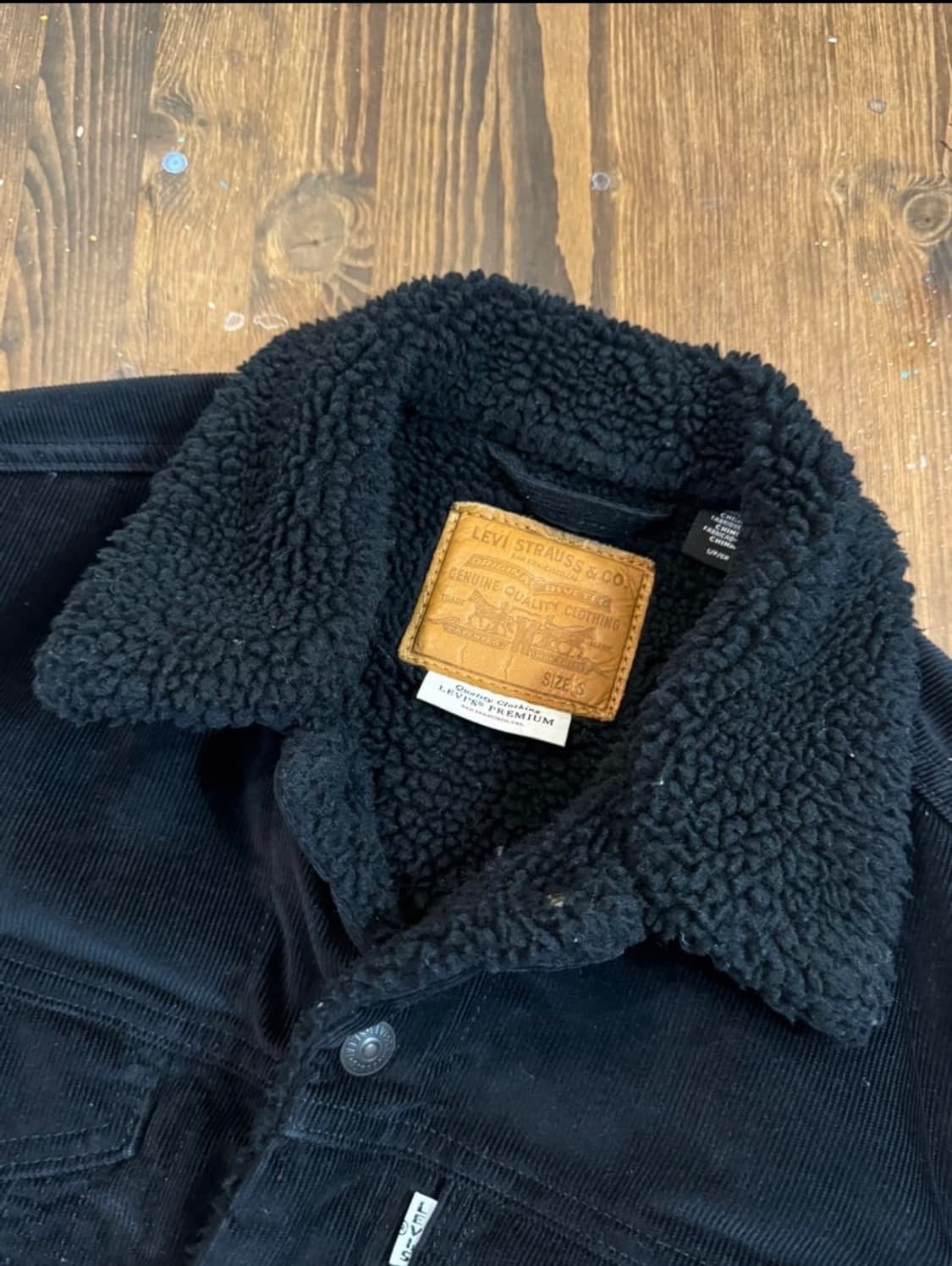 리바이스 프리미엄 코듀로이 쉐르파 자켓 S사이즈 상품이미지3
