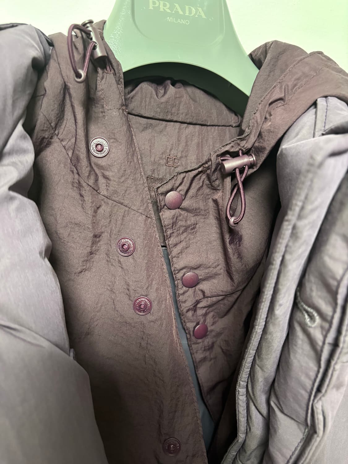 EE 누마레 퍼플 다운파카 패딩 XS 상품이미지5