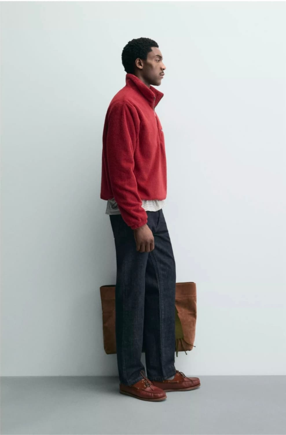 [MI자라 플리스 지퍼 스웨트셔츠 상품이미지4