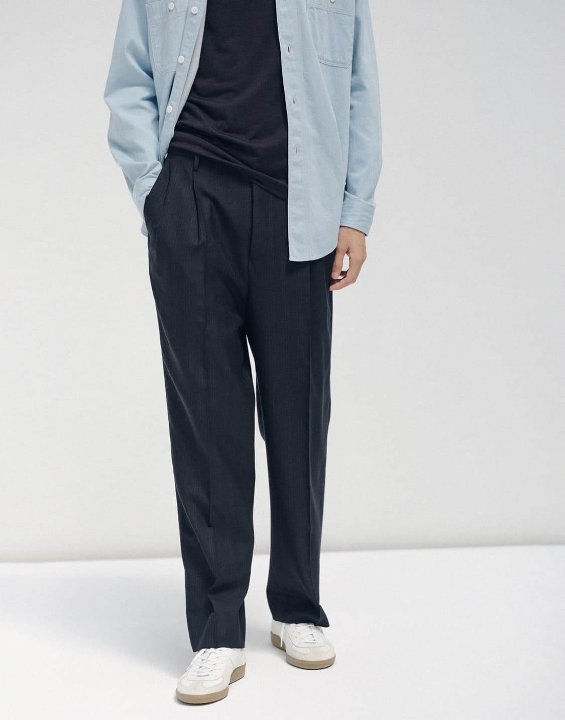 25ss 캡틴선샤인 스케이트 슈컷 슬랙스 / 차콜 상품이미지2