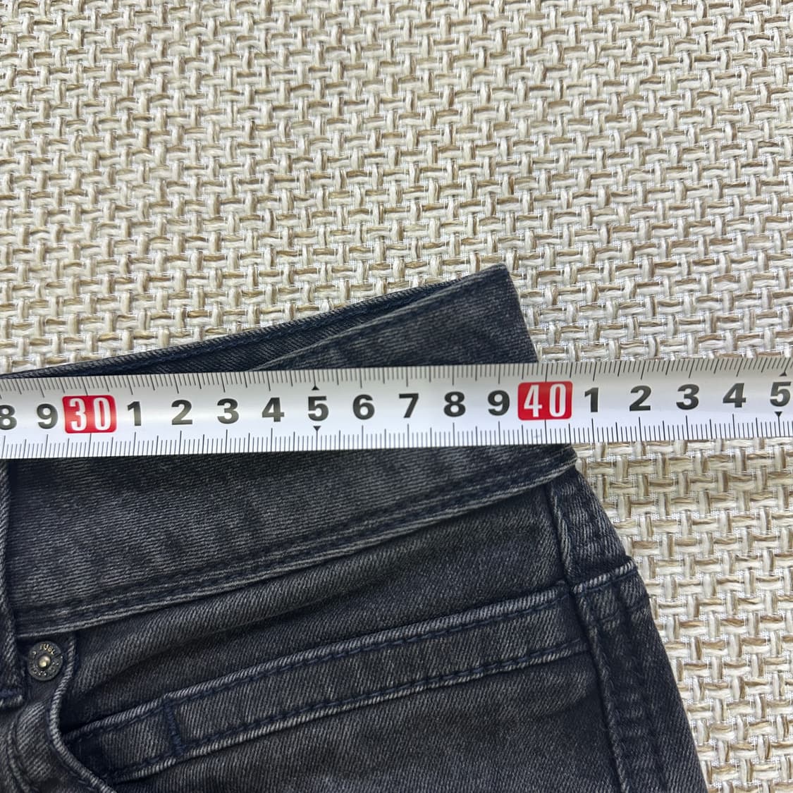 32 후부 일자 청바지 데님 0414D 상품이미지8