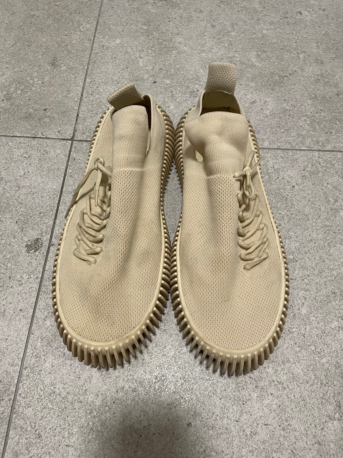 보테가베네타 리플 레이스업 스니커즈 케인슈가 eu42 상품이미지1