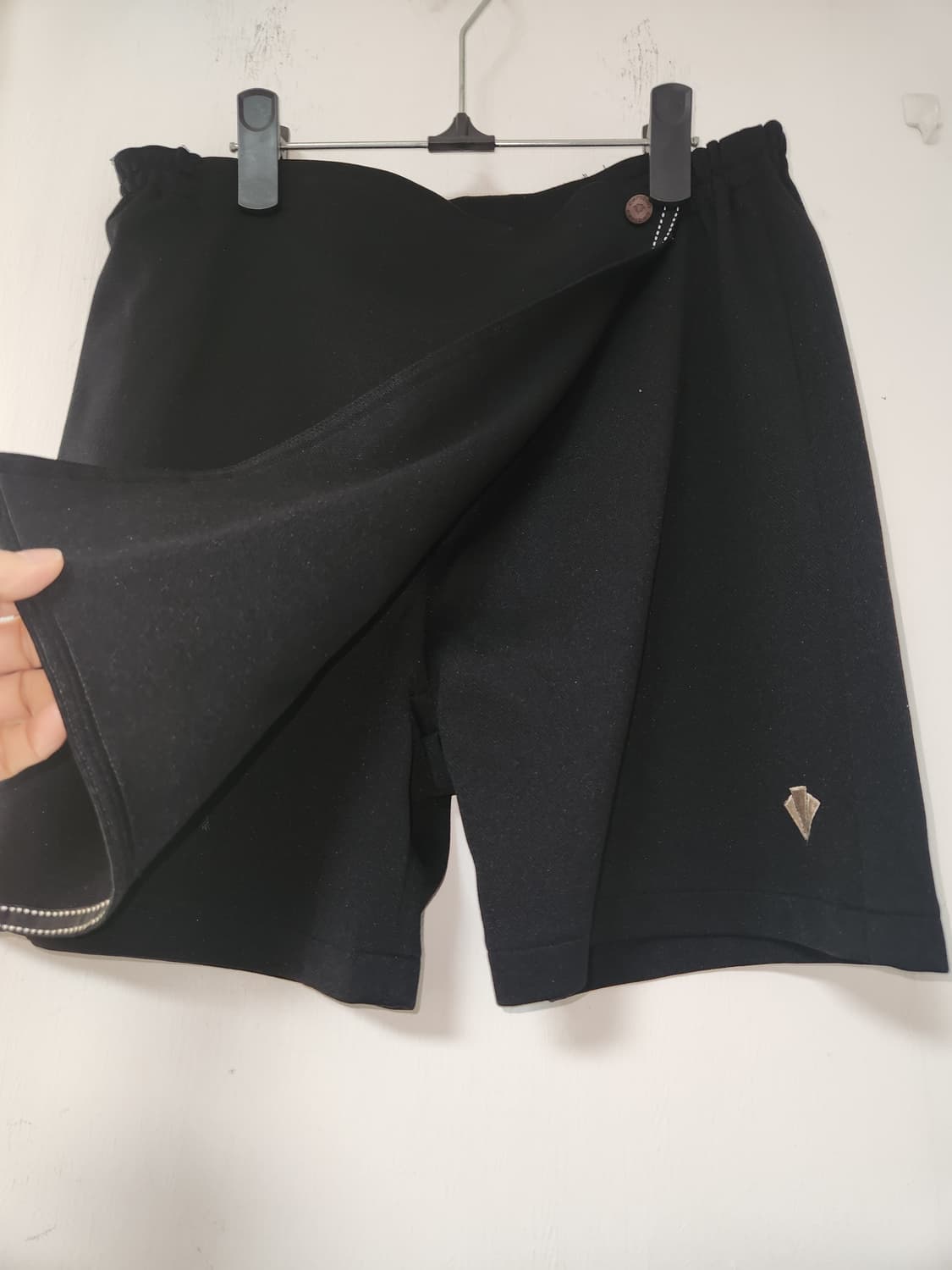 블랙 랩 스커트 미니스커트 32 상품이미지2