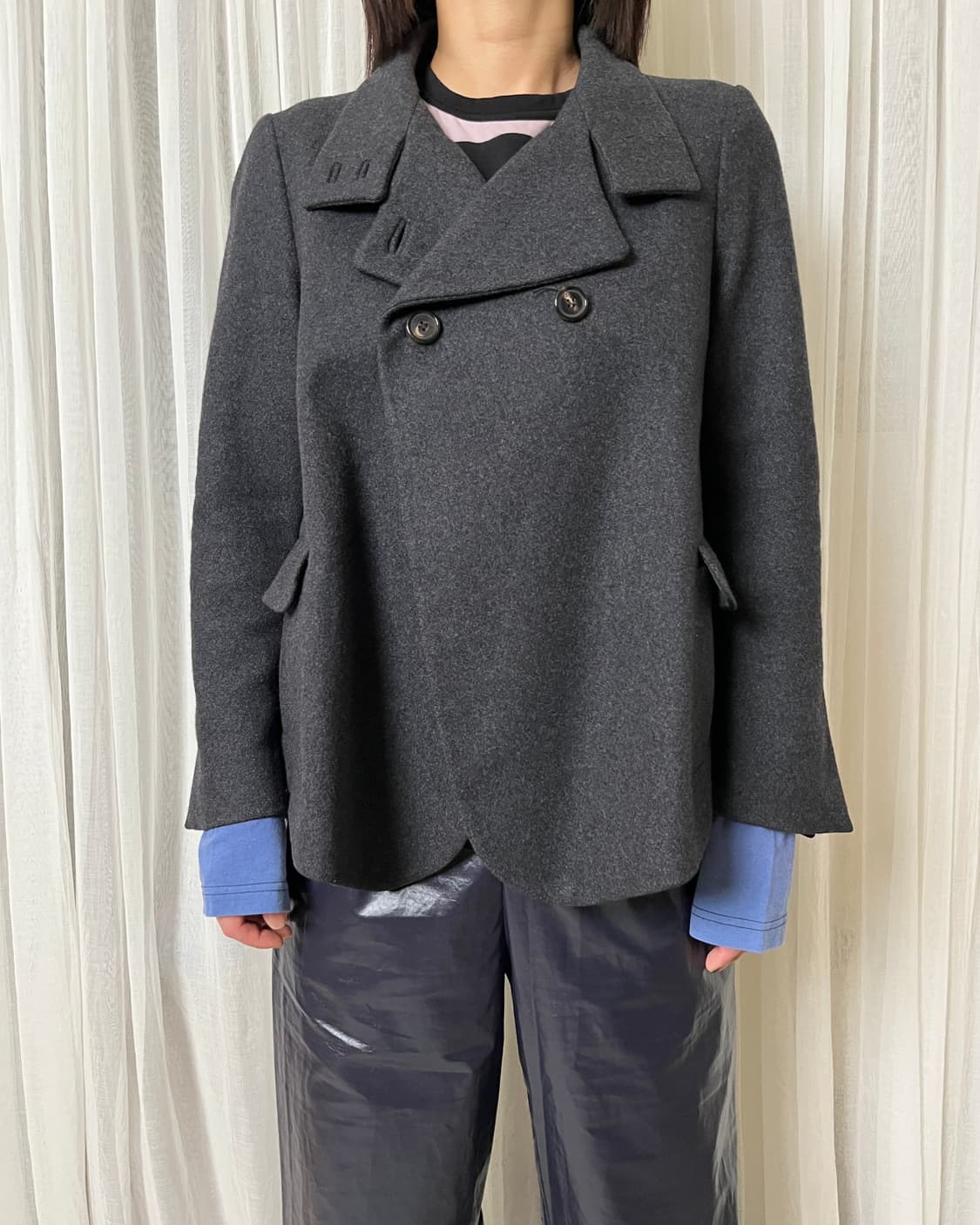 마르니 더블 브레스티드 숏 자켓 marni 울 자켓 상품이미지8