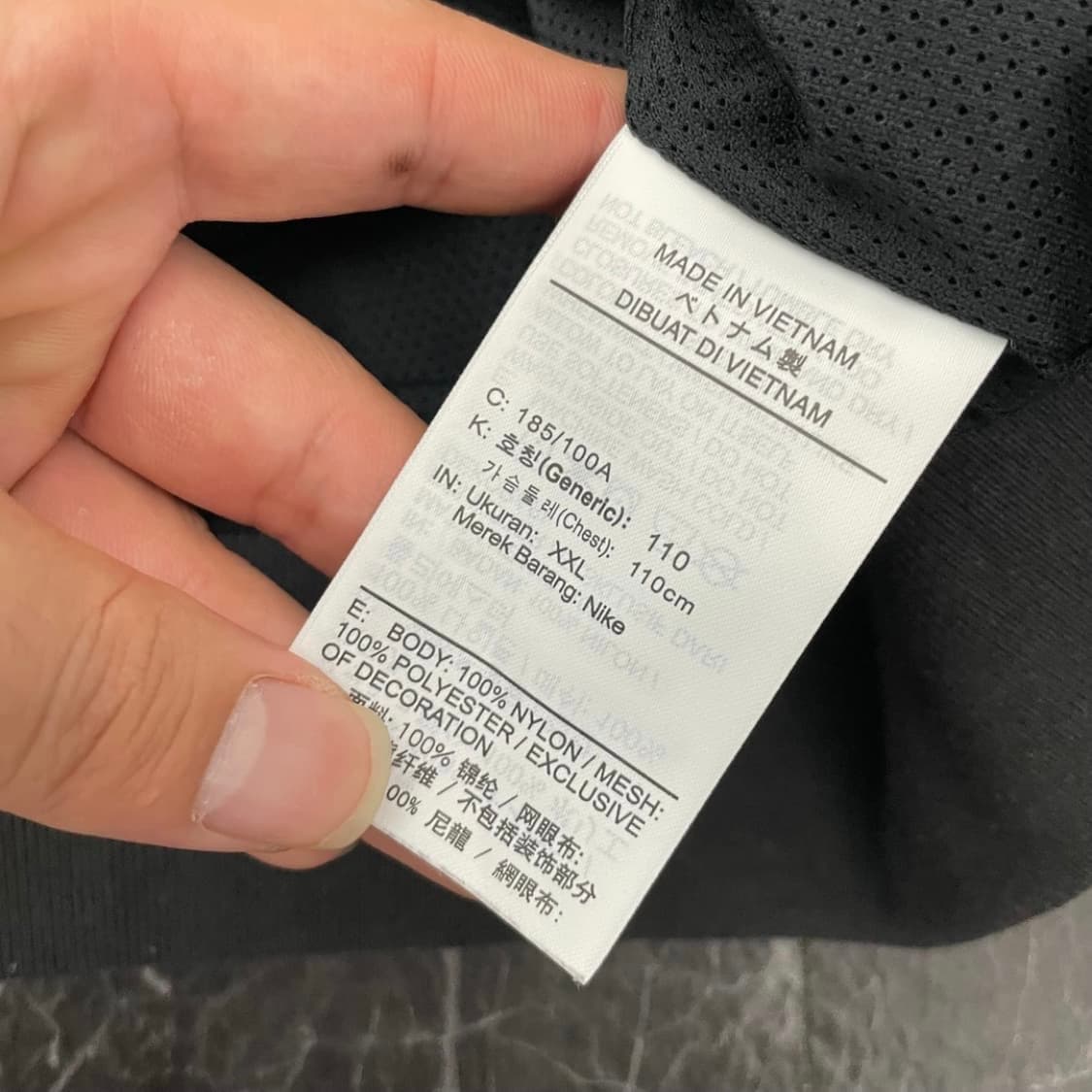 나이키 스우시 올블랙 윈드러너 후드 바람막이 자켓 상품이미지6