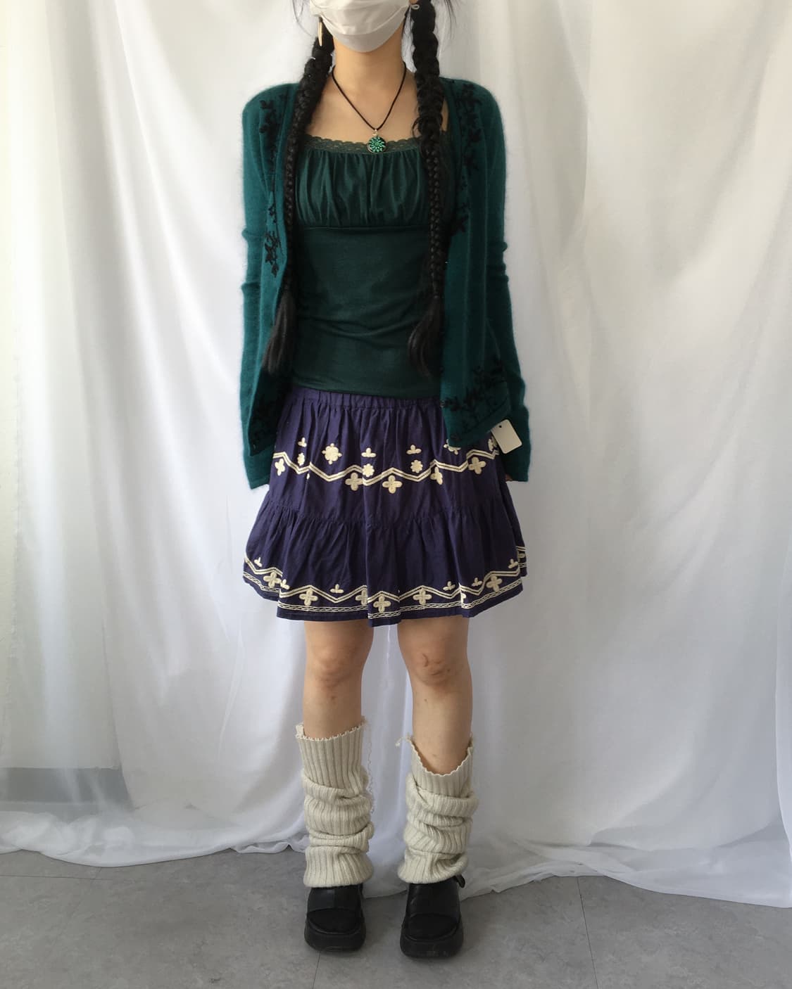 Lace trimming sleeveless 상품이미지7