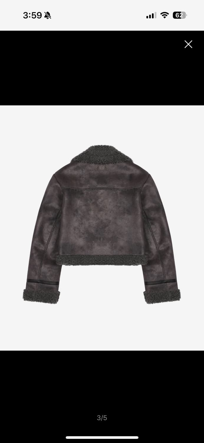 (봄 아우터 새상품)러브이즈트루 무스탕 AM MUSTANG(GRAY) 상품이미지4