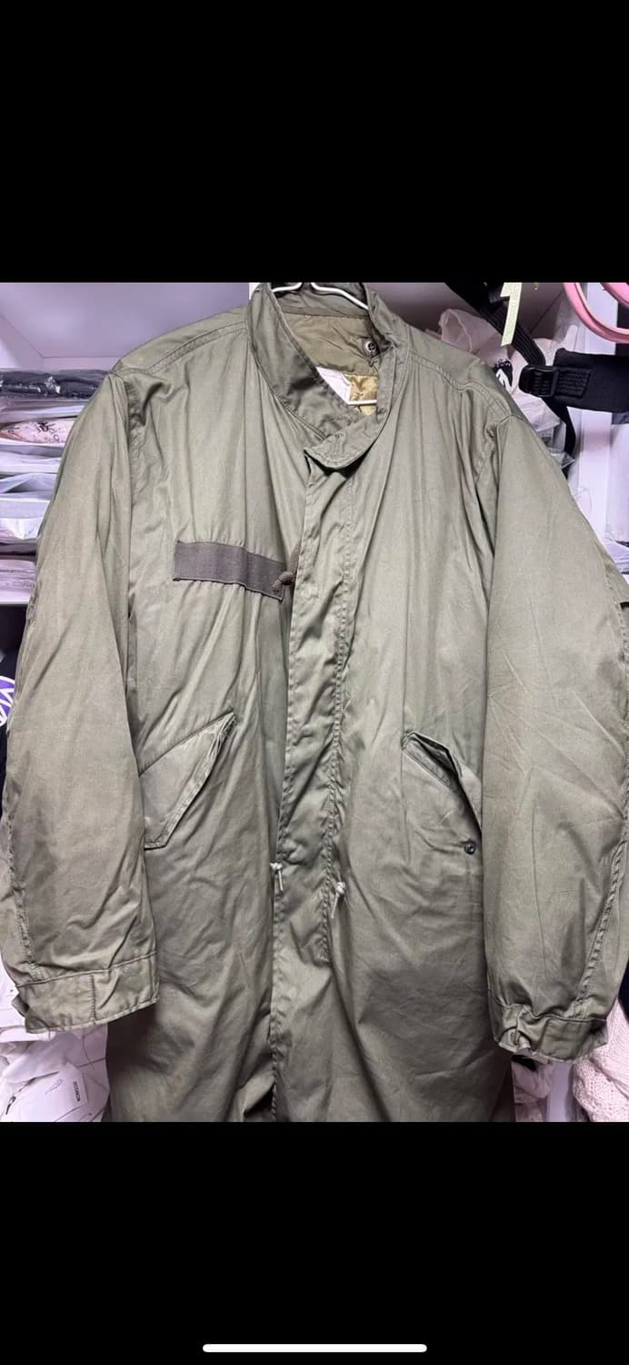 빈티지 U.S.ARMY M-65 오리지널 개파카 S 상품이미지1