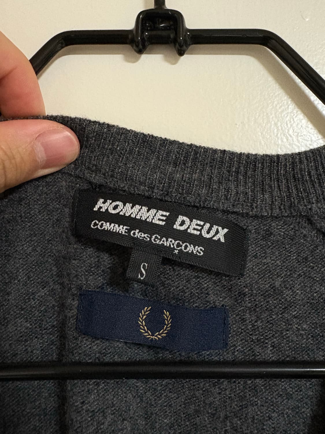 꼼데가르송 듀스 프레드페리 니트 상품이미지3