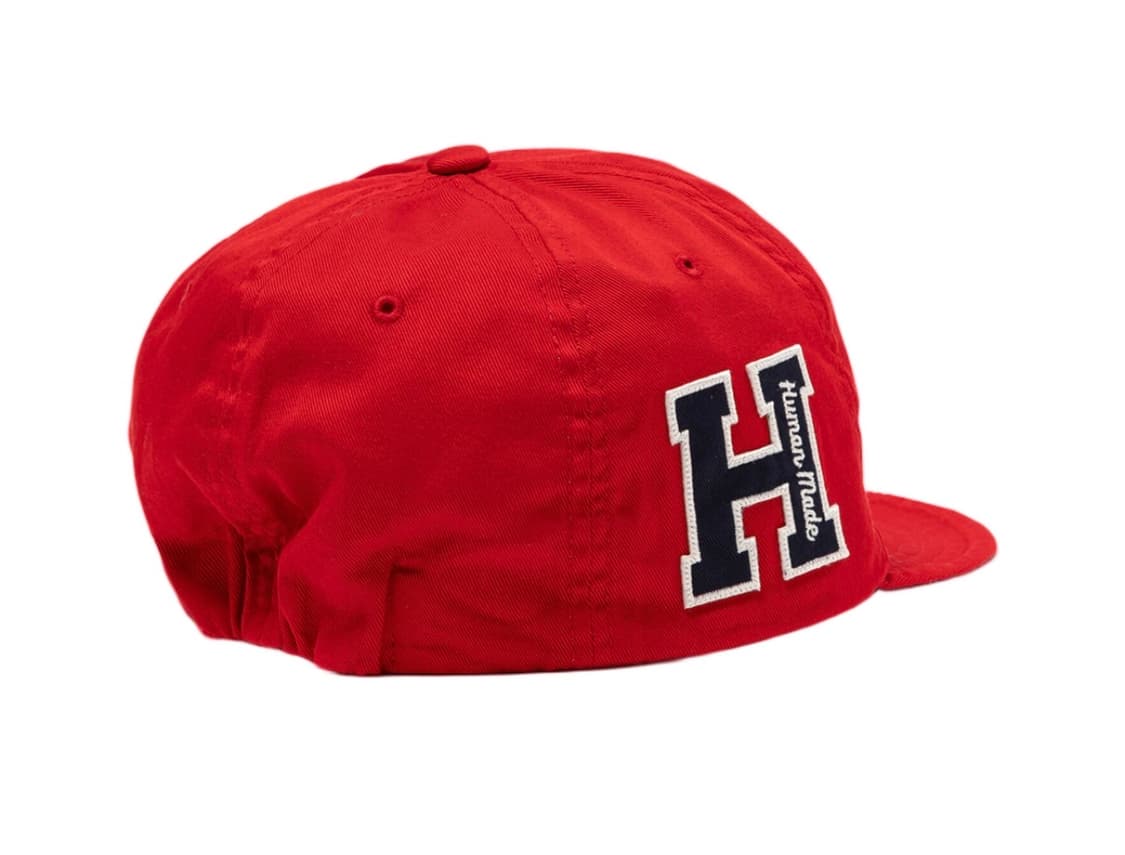 (새상품, 최근발매) 휴먼 메이드 베이스볼 캡 레드 상품이미지2