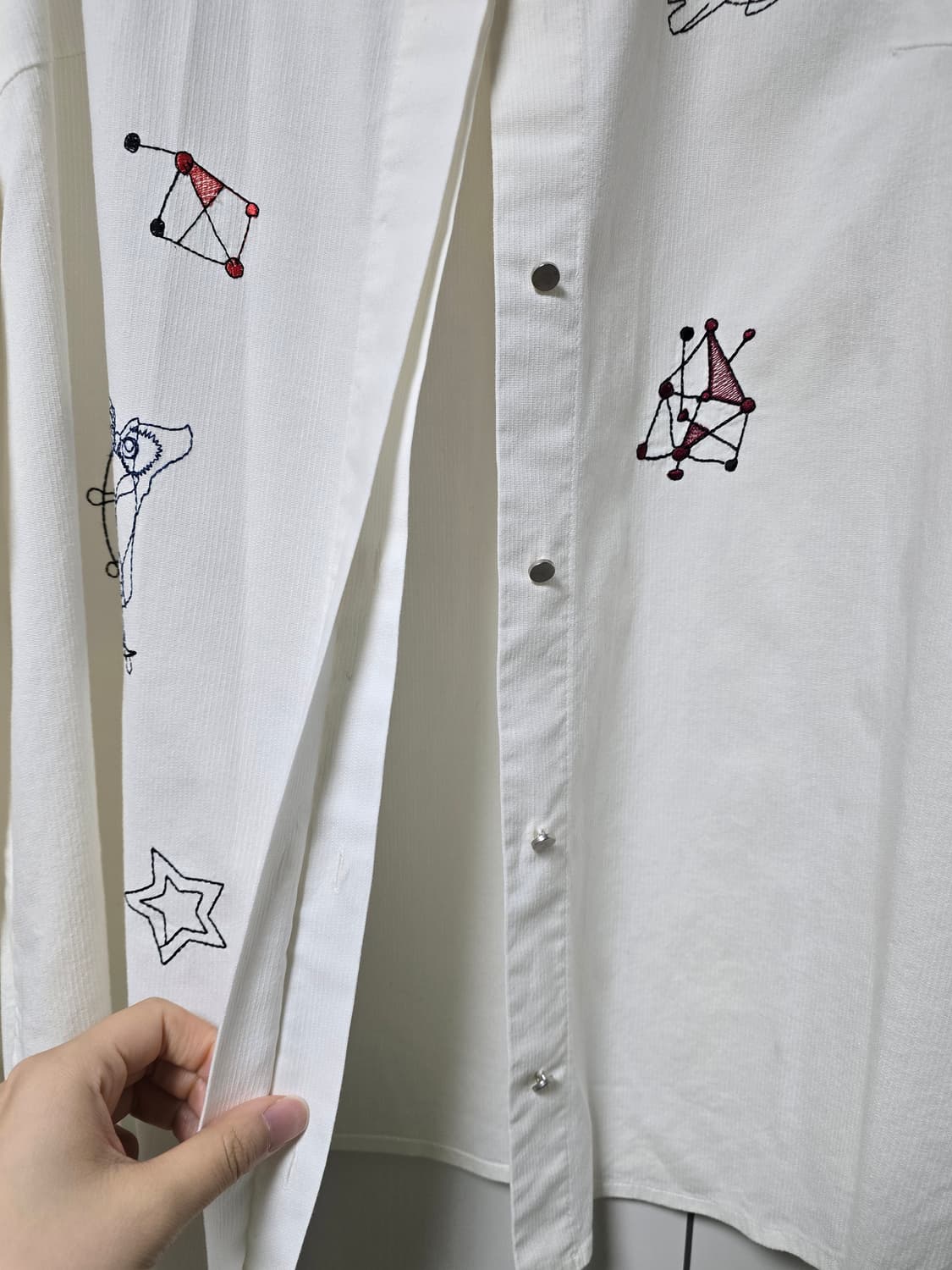 SJSJ 자수 셔츠 55사이즈 상품이미지3