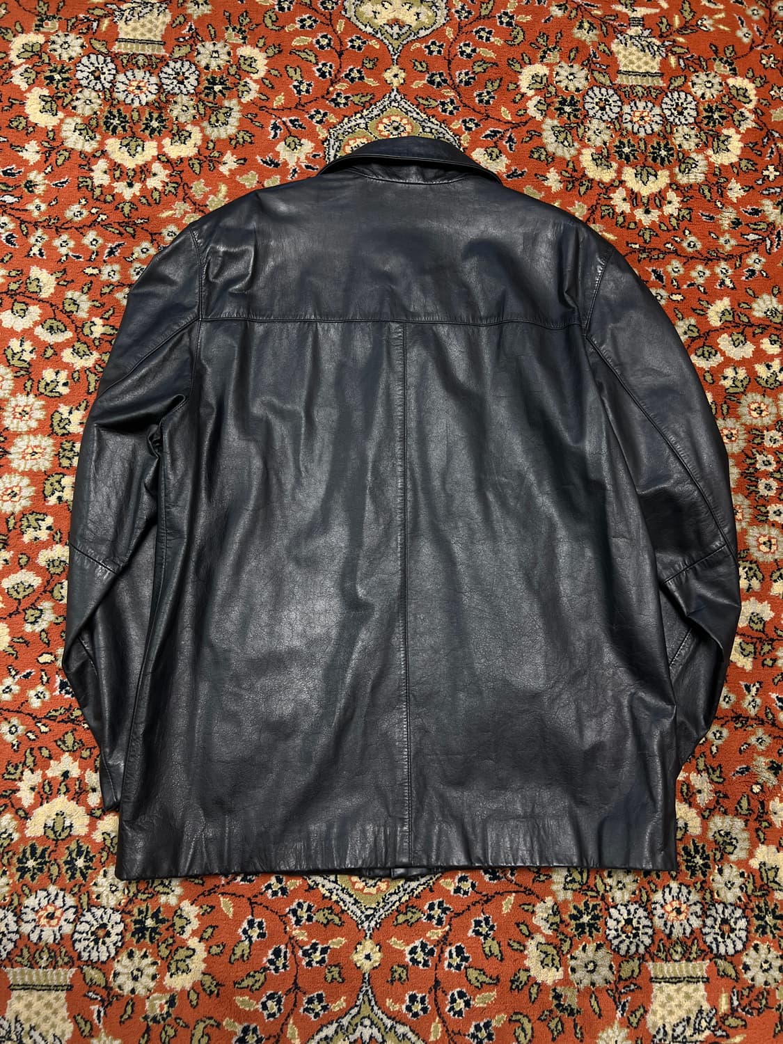 [L] OLD Guess 게스 빈티지 가죽 카코트 상품이미지2