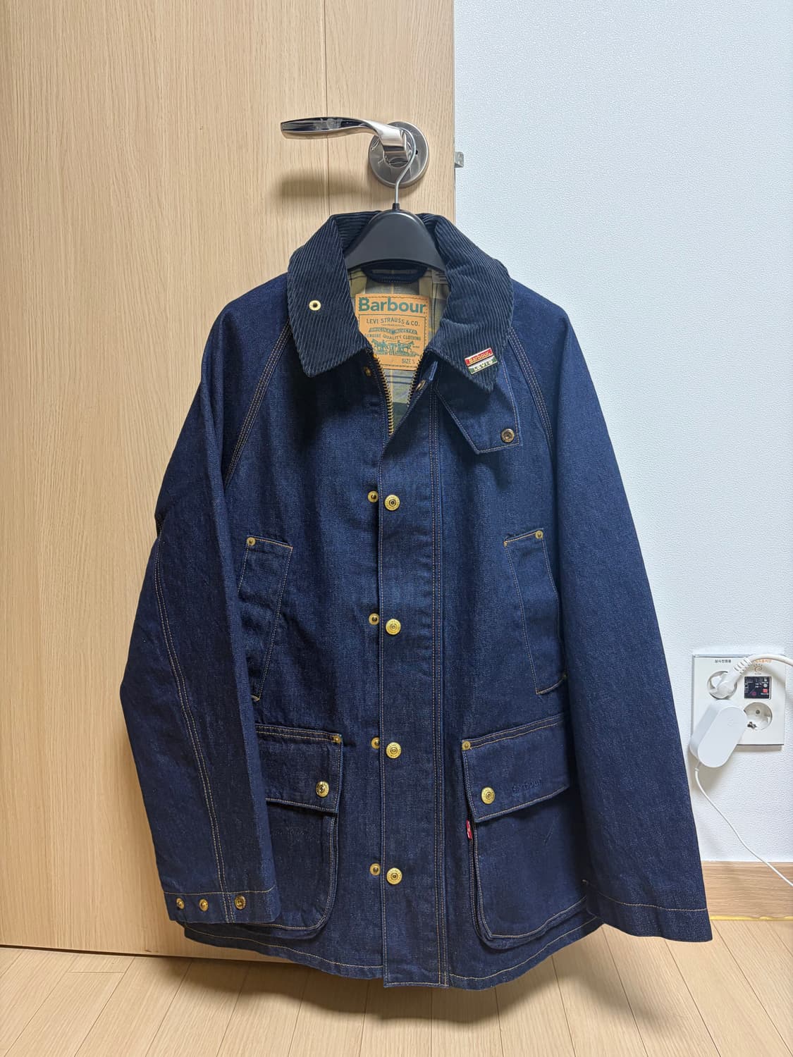 리바이스x바버 오버사이즈 비데일 자켓 / S  (새상품) 상품이미지2