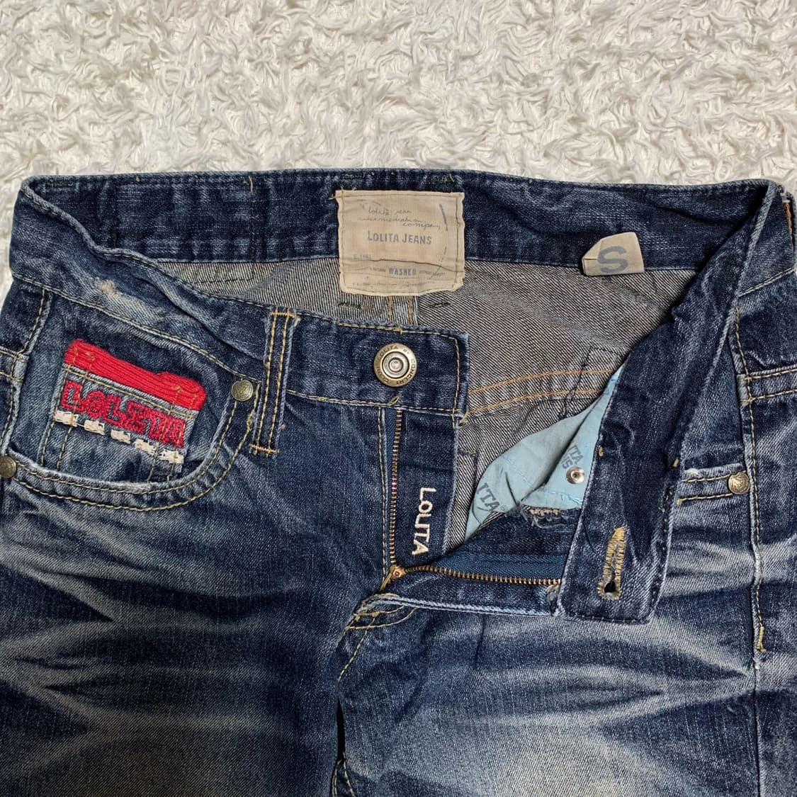 [31] 로리타 진스 신치백 와이드핏 데님팬츠 상품이미지4