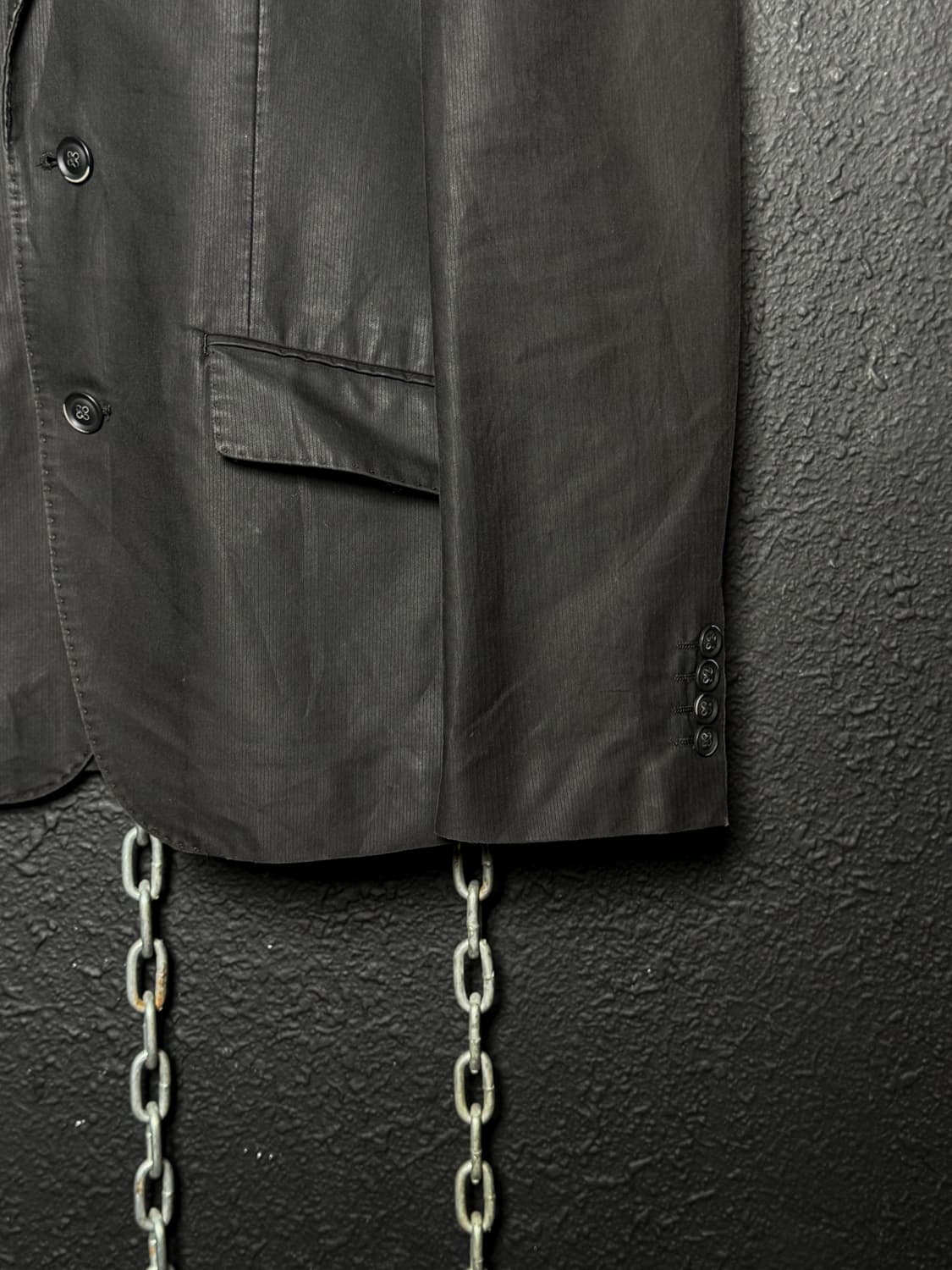 Wax Coating 2-Button Blazer 상품이미지8