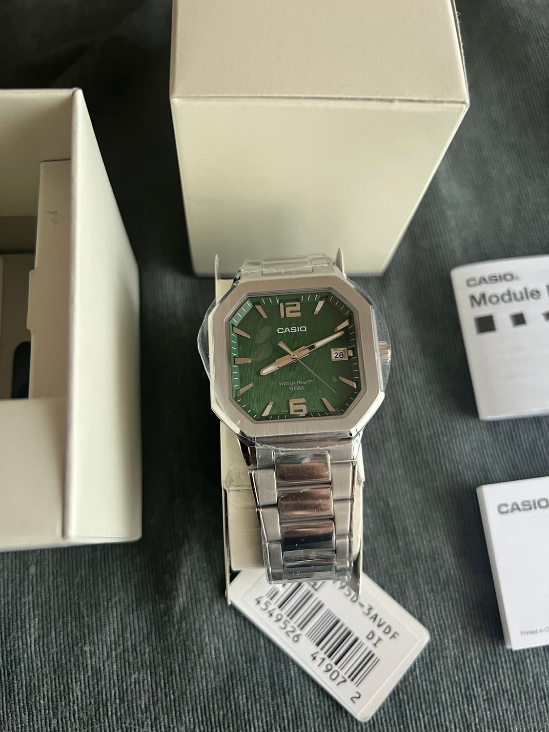 정품 새상품 카시오 파텍필립 맛 MTP-B195D-3AV 상품이미지4