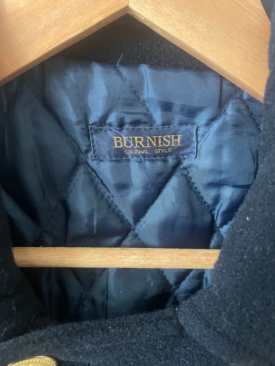 빈티지 금장단추 울 숏코트 🖤💛 상품이미지3