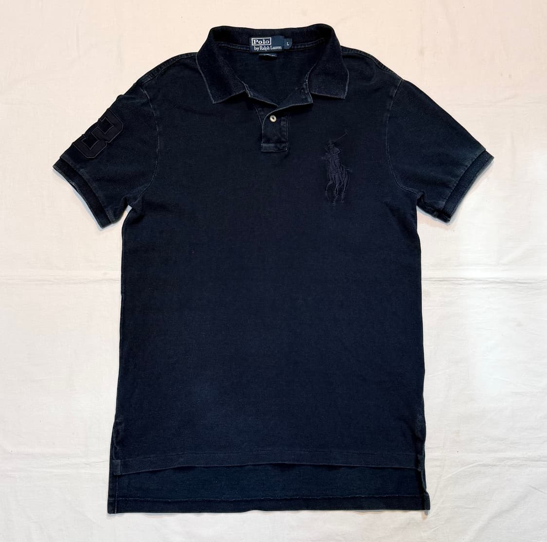 폴로 랄프로렌 빅포니 카라티 워시드 네이비 상품이미지1