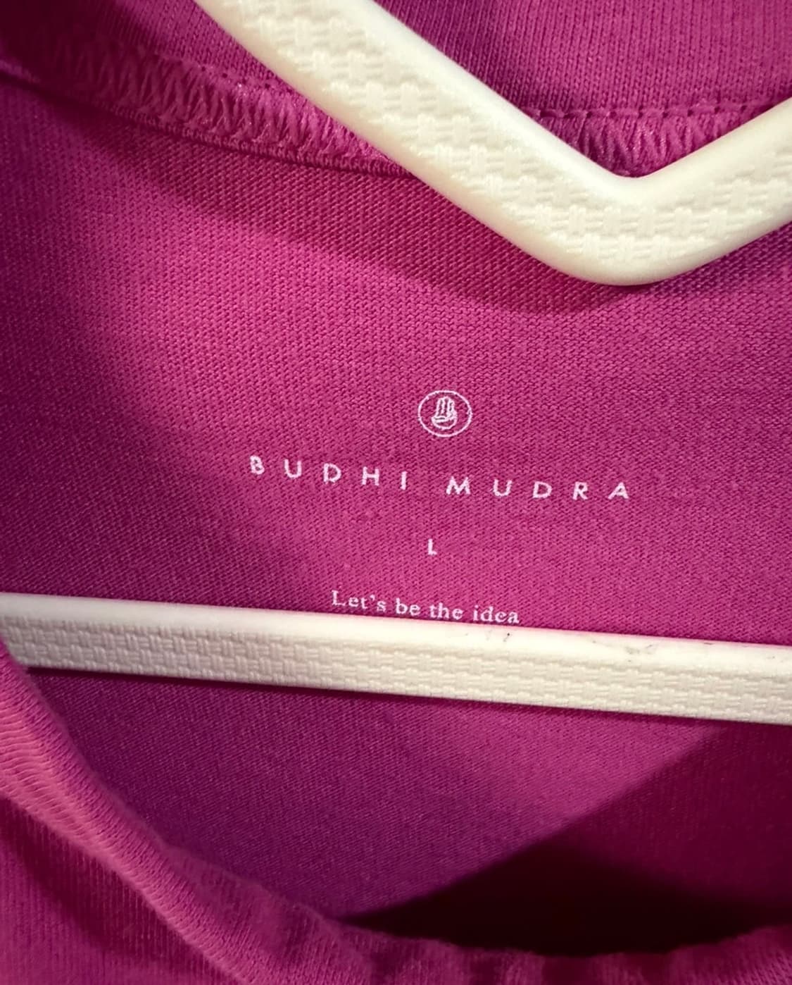 부디무드라 Budhi Mudra 핑크 긴팔 티셔츠 L 상품이미지3