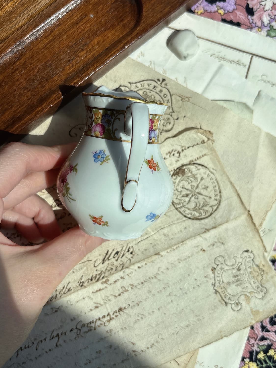 독일 슈만 바바리아 Empress Dresden Flower크리머 상품이미지3