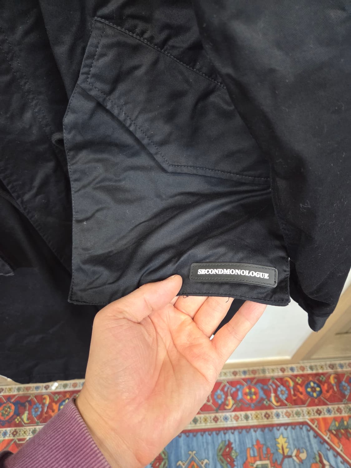 세컨모놀로그 이중포켓 m-51 피쉬테일 야상자켓 xl 상품이미지4