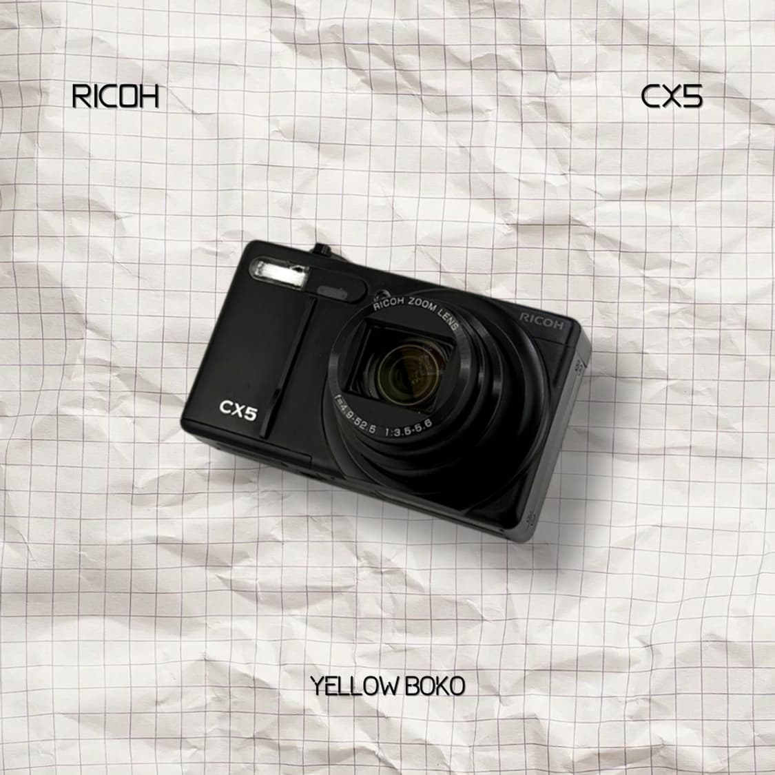 [✨1:1 인스타샷] 리코 RICOH CX5 레트로 디지털 카메라 상품이미지1