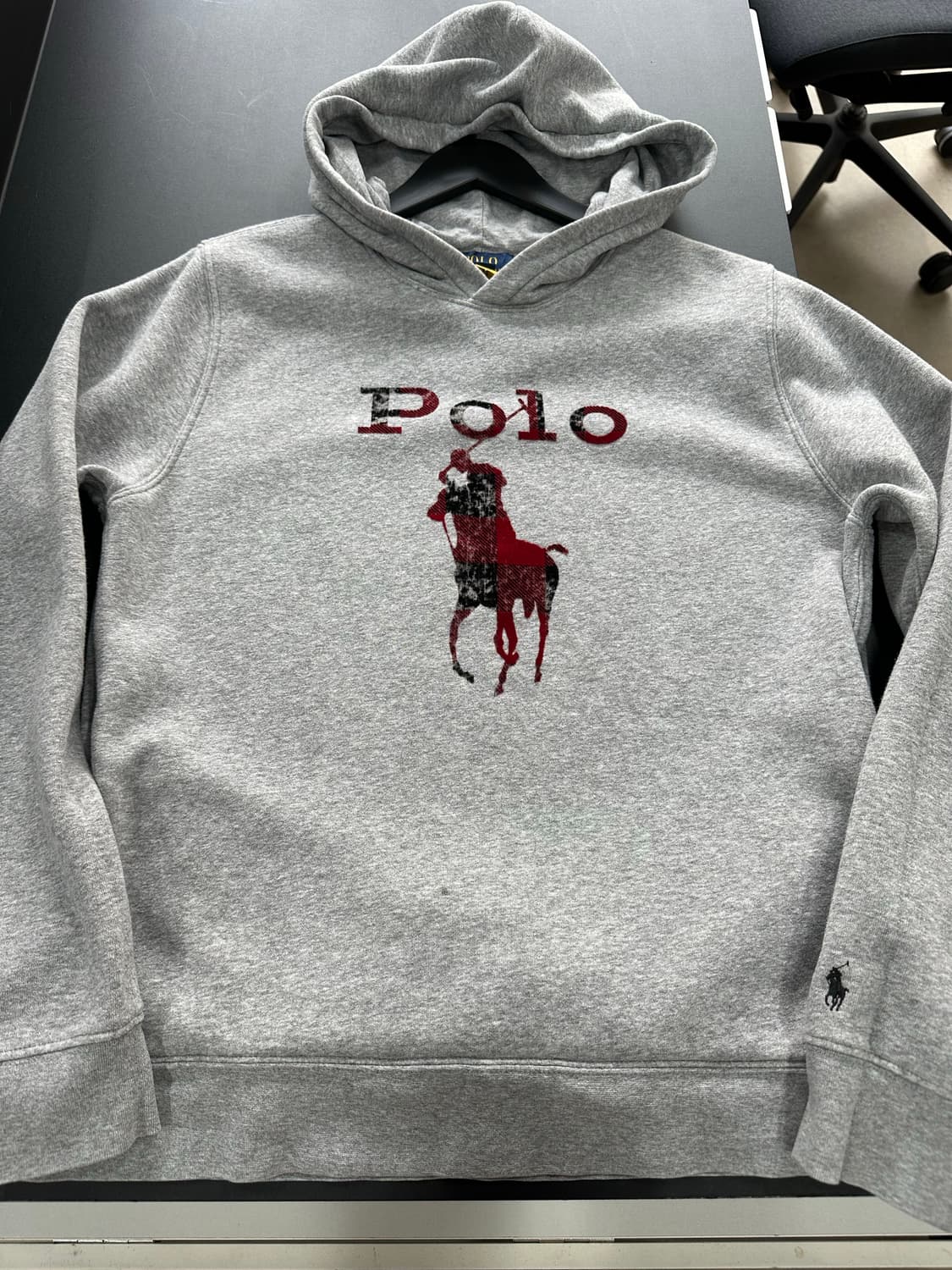 폴로랄프로렌 신형큐알택 빅포니 보이즈버팔로 체크 후드티 상품이미지4