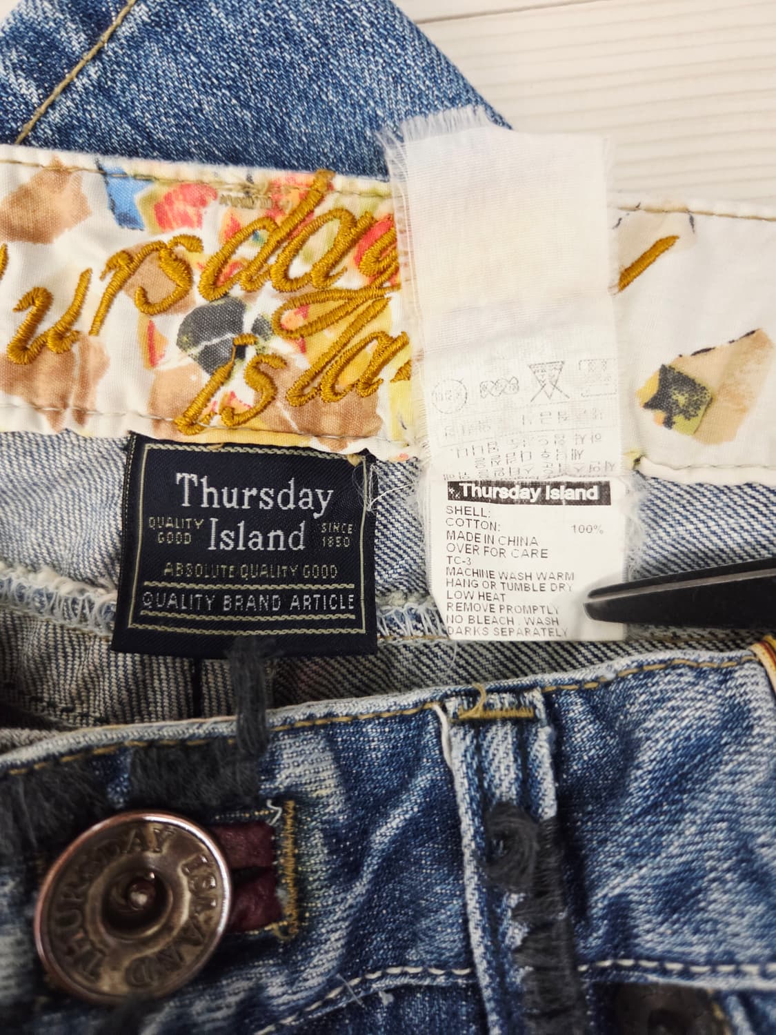 써스데이아일랜드 여성 데님팬츠_31 상품이미지6