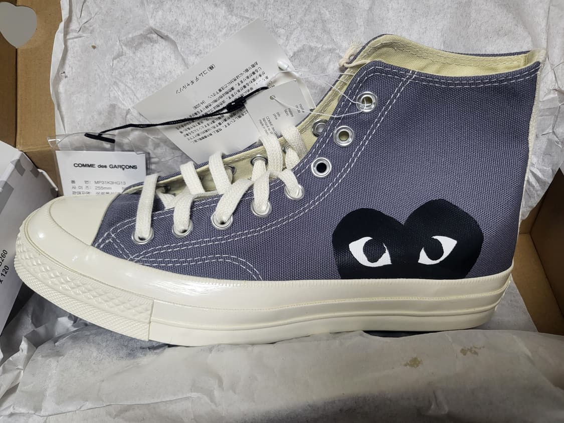 새상품) 꼼데가르송 하이탑 상품이미지1