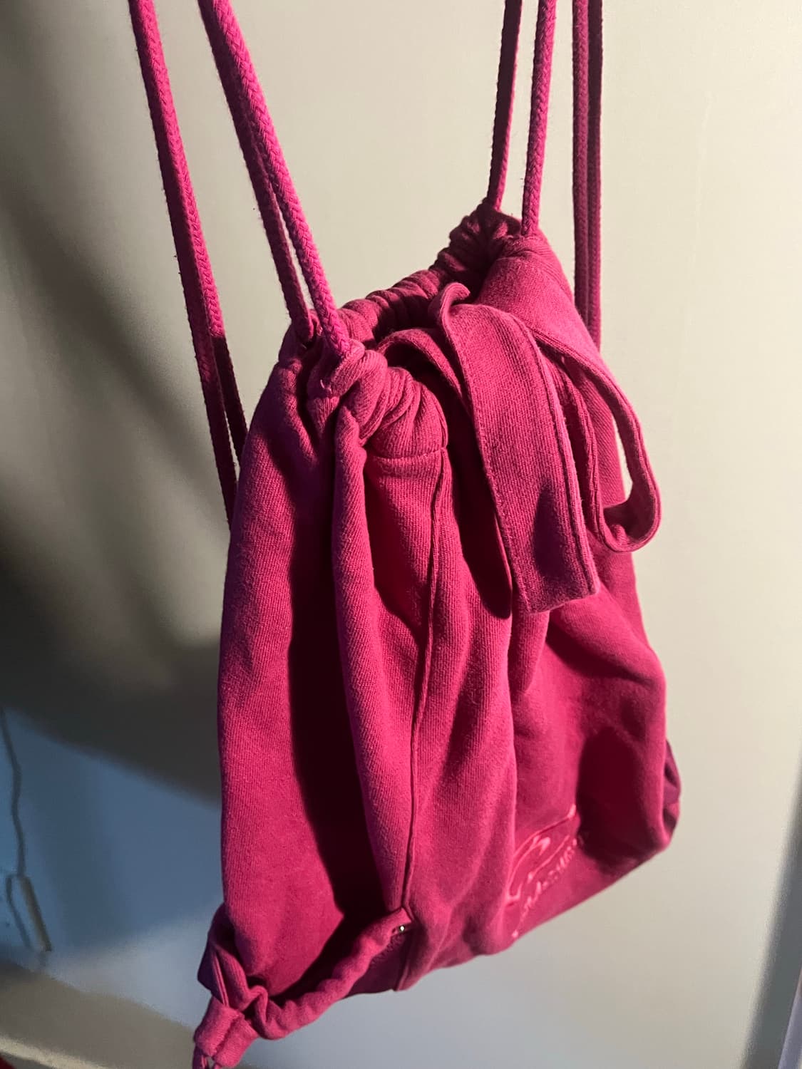 트래블 워크샵 메쉬 짐색 핑크 마젠타 백팩 상품이미지6