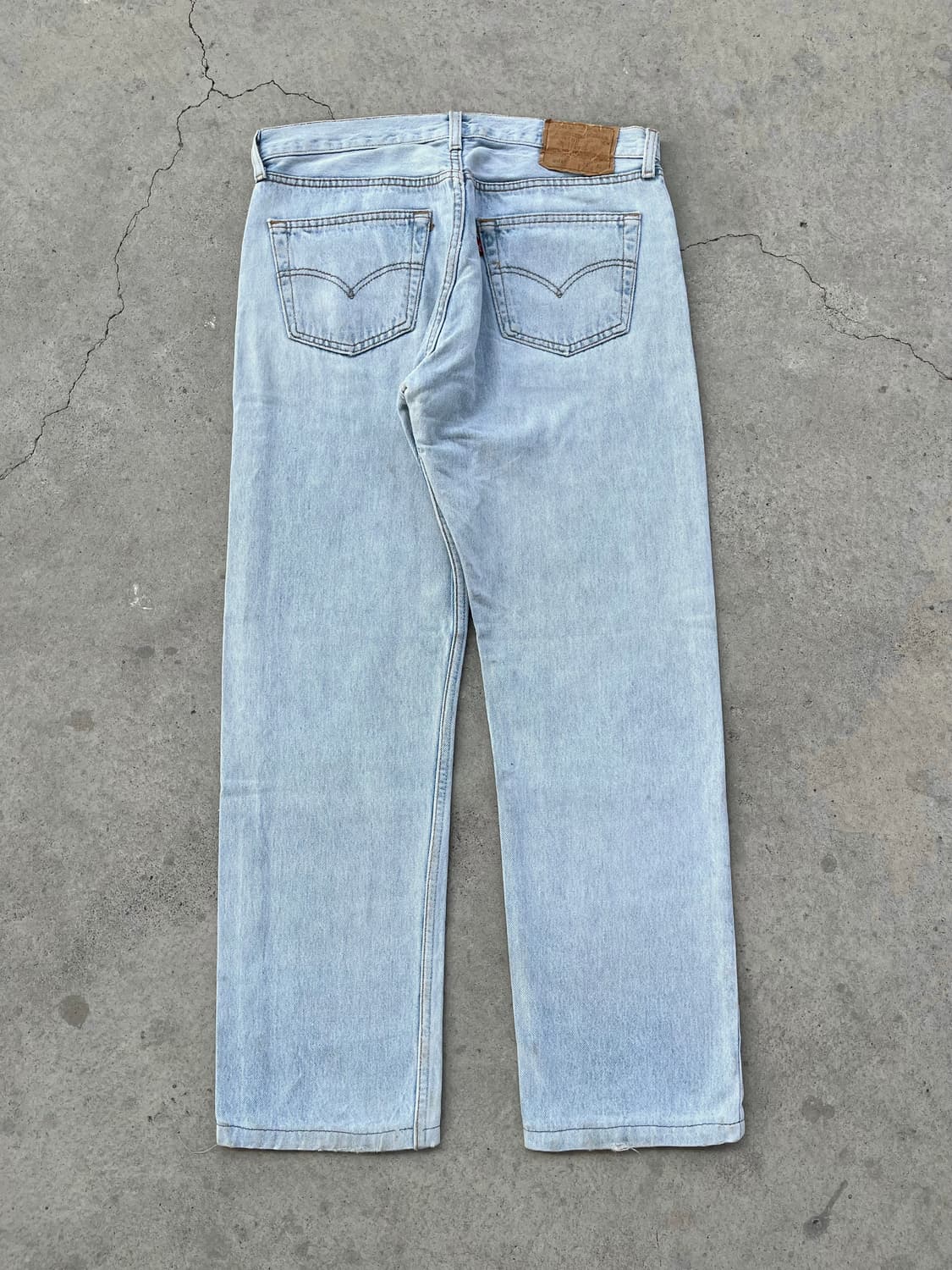 빈티지 리바이스 501 데님 팬츠 연청 상품이미지3