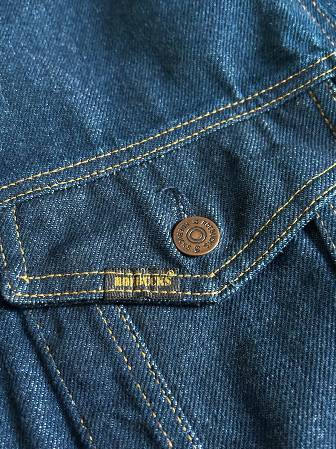 8~90s Sears Roebucks 데님자켓 Made in USA 상품이미지4