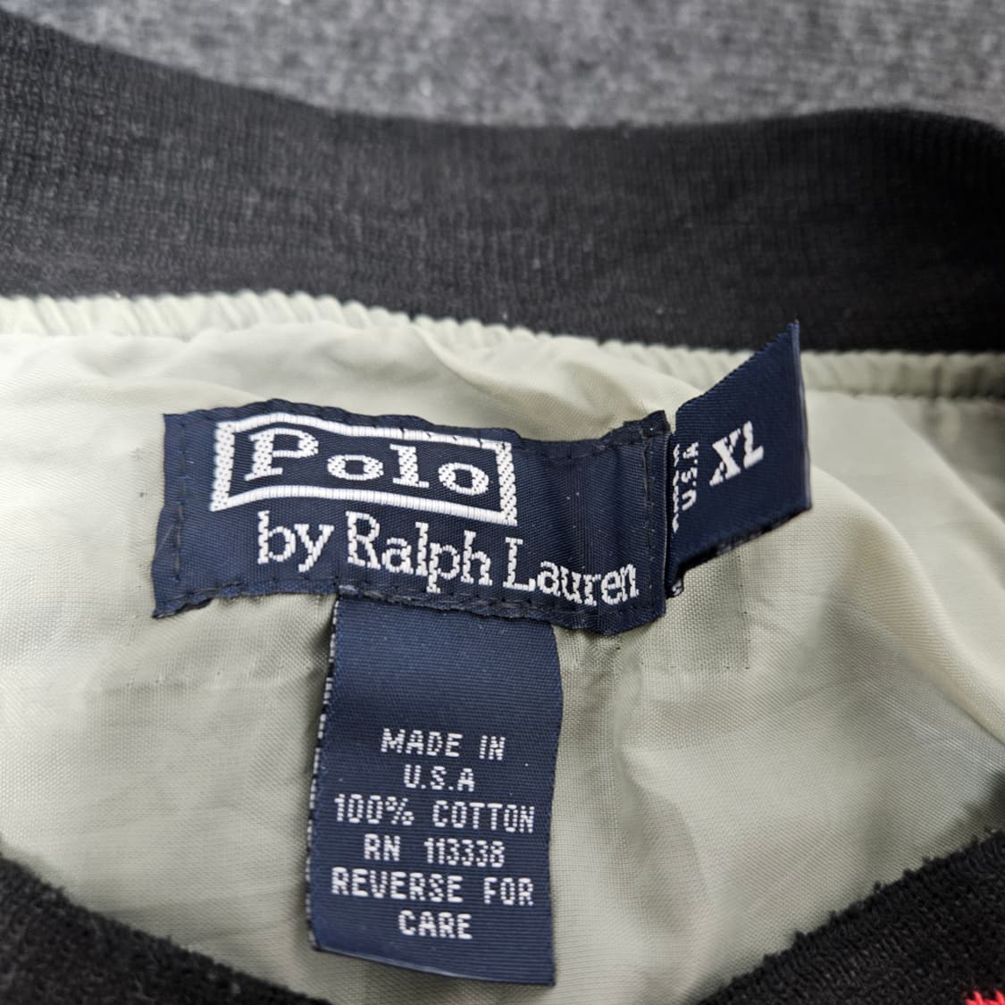 (우주매물) 빈티지 폴로 페인팅 웜업 XL 상품이미지6