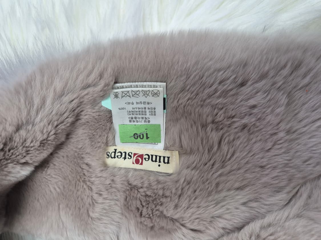 nine steps 폭스핏털 목도리 핑크#최상급 상품이미지3