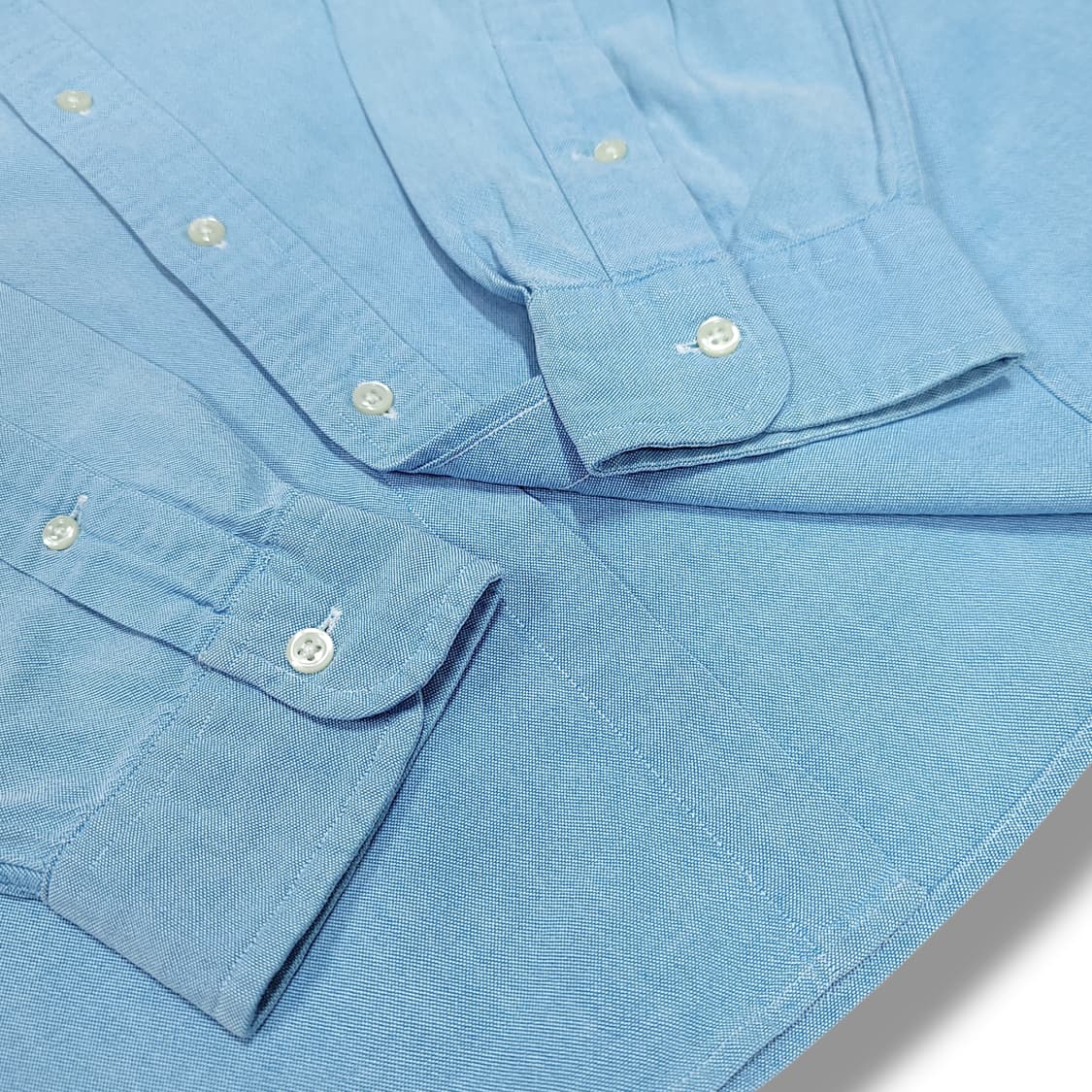 [XL] 폴로 스카이블루 슬림핏 스트레치 옥스포드 긴팔셔츠 상품이미지6