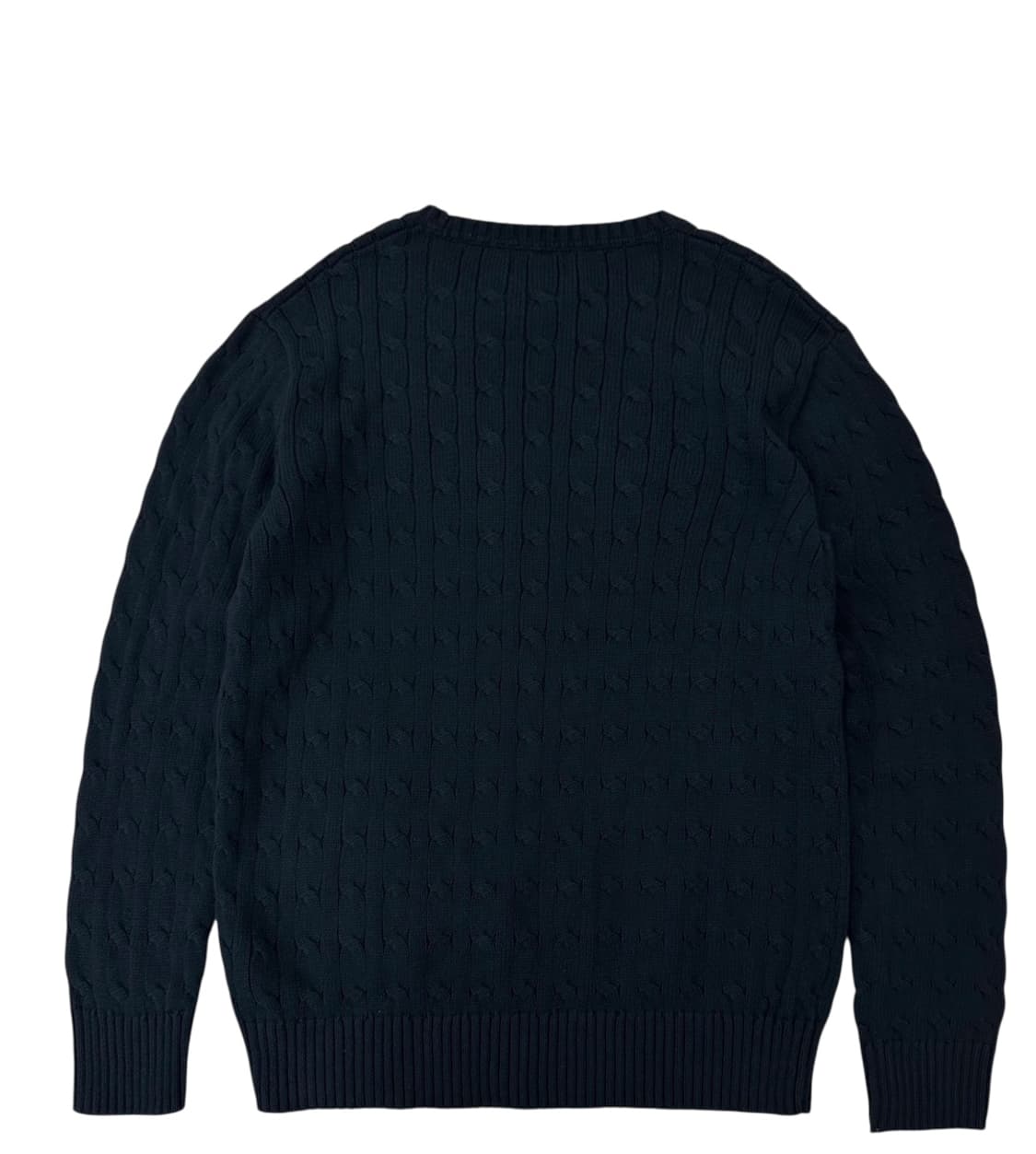 폴로 케이블니트 블랙 (XL)  상품이미지9