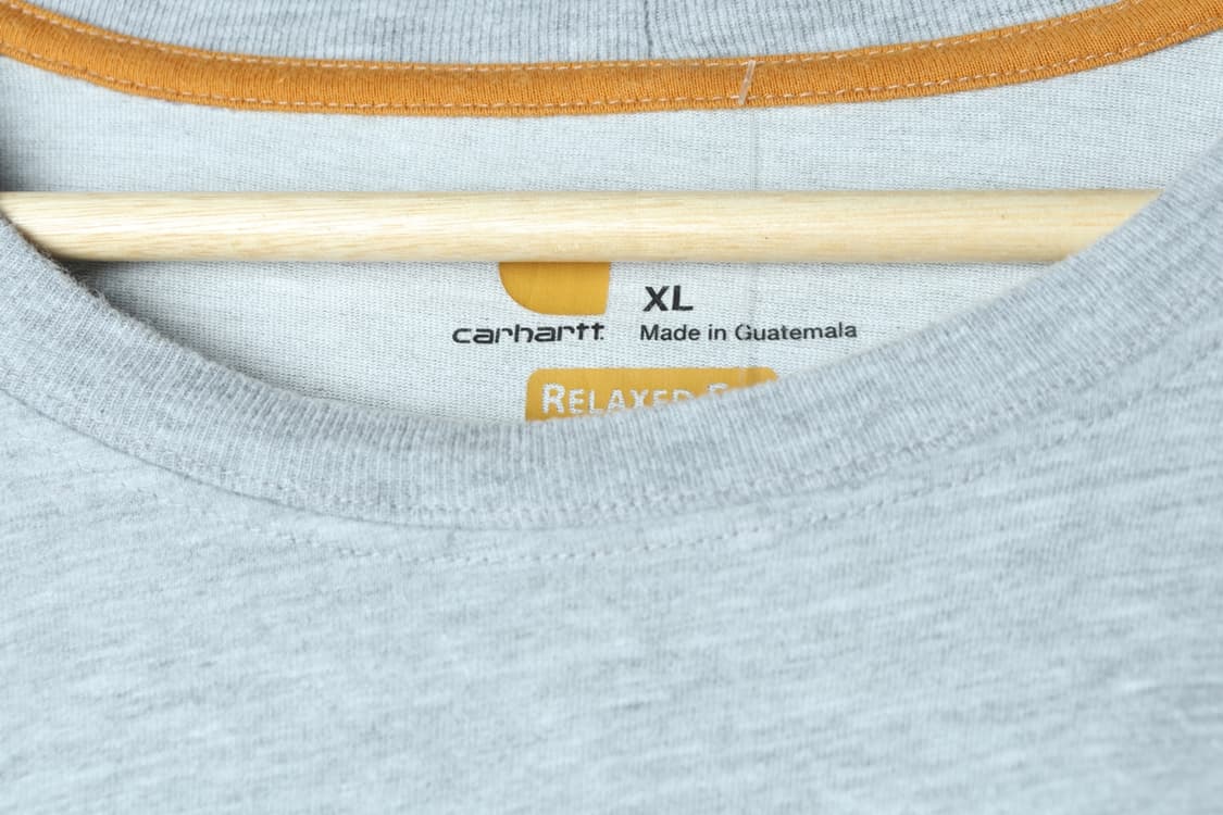 (XL-3XL) 칼하트 반팔 티셔츠 USA 그레이 빅로고-H33334 상품이미지7
