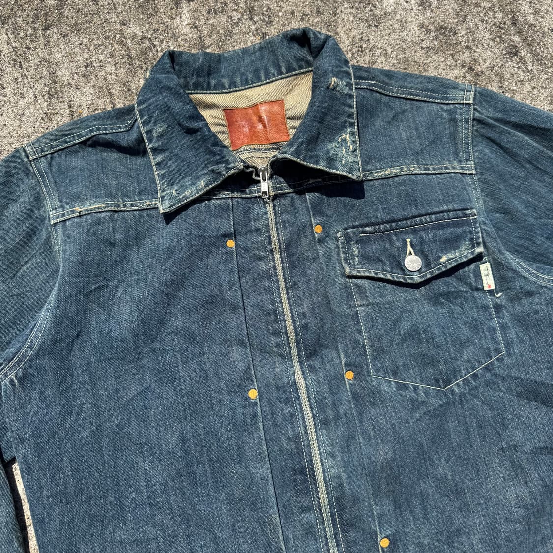 [L] Karakuri 카라쿠리 데님 집업 자켓 상품이미지6