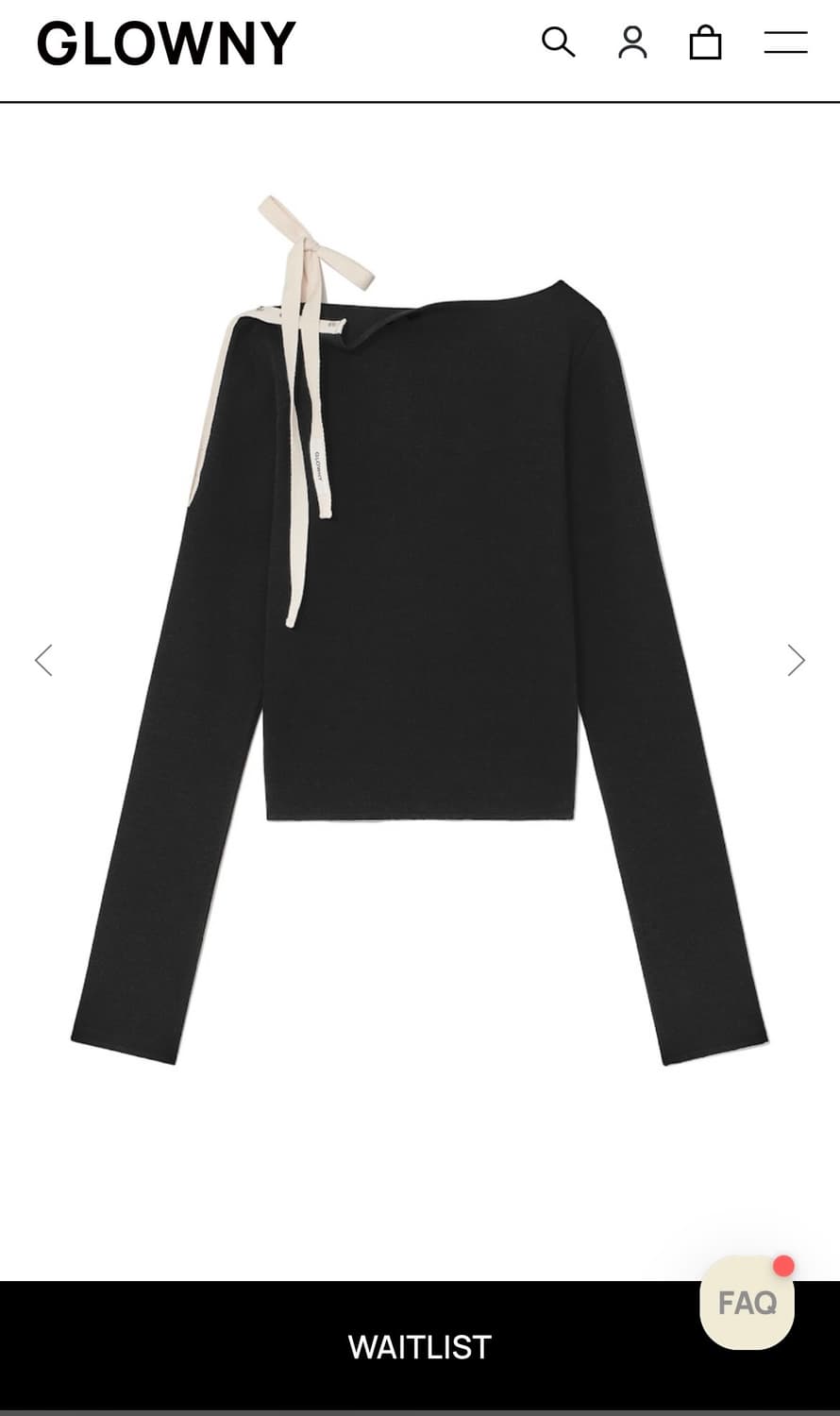 글로니 원숄더 티 / Glowny Louisa Long sleeve 상품이미지2