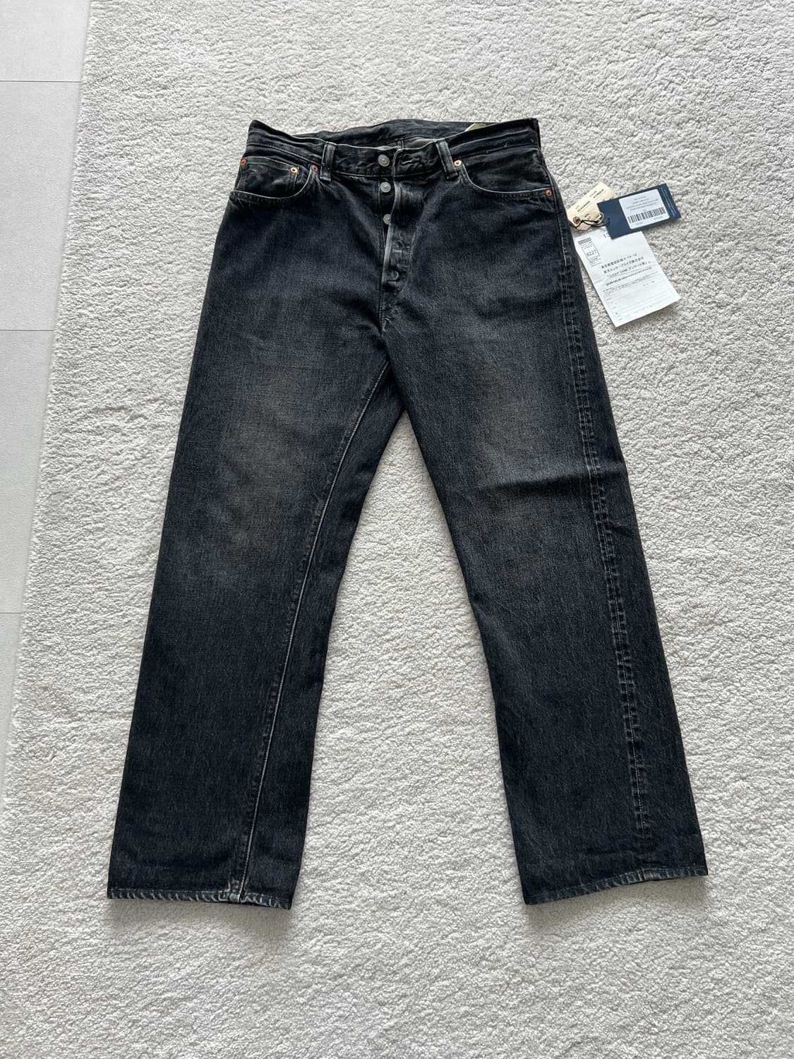 슈가케인 1947 데님 sc42460h 블랙 하드워시 상품이미지1