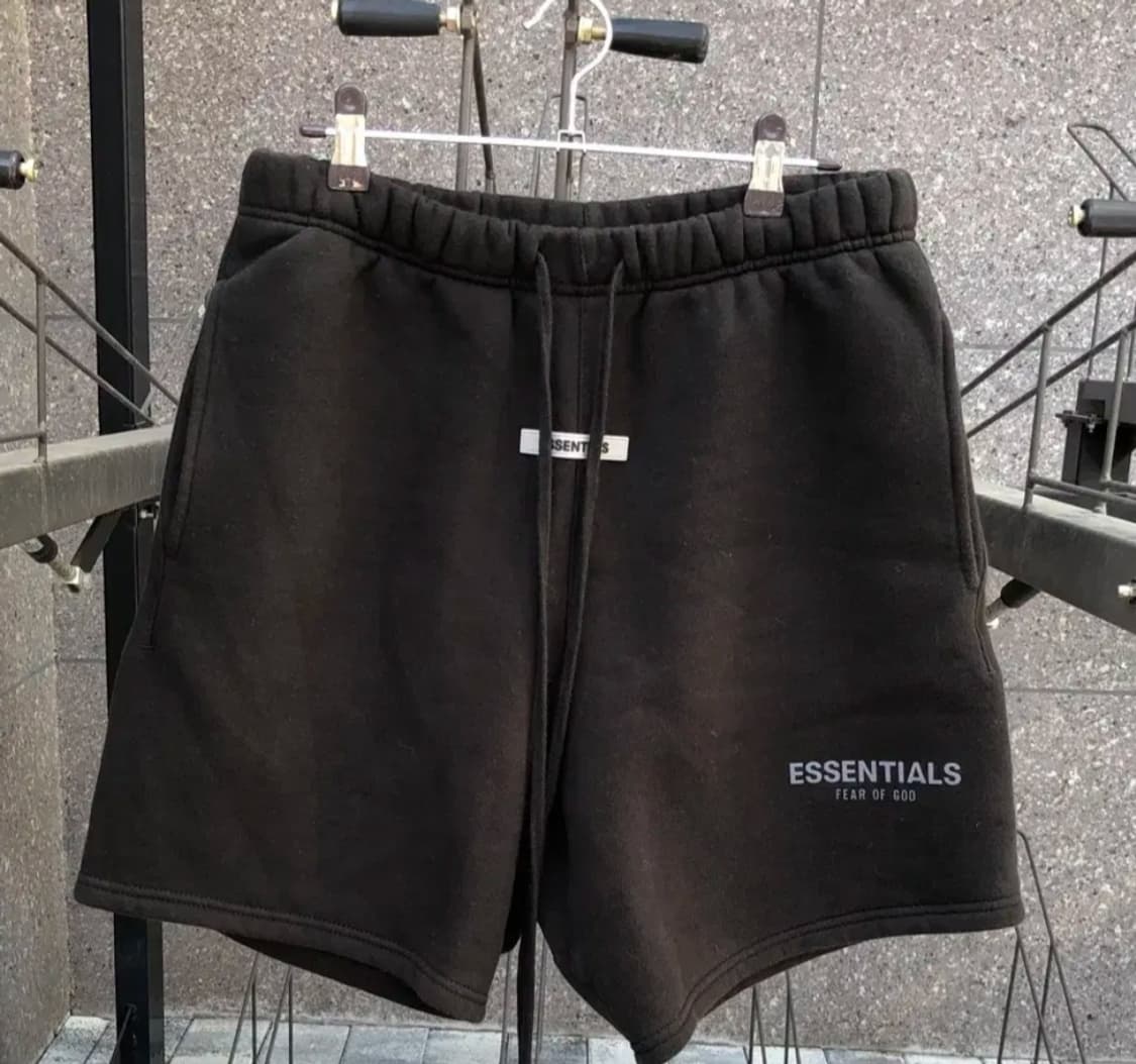 [XL] 정품 피어오브갓 에센셜 블랙 반바지 상품이미지1