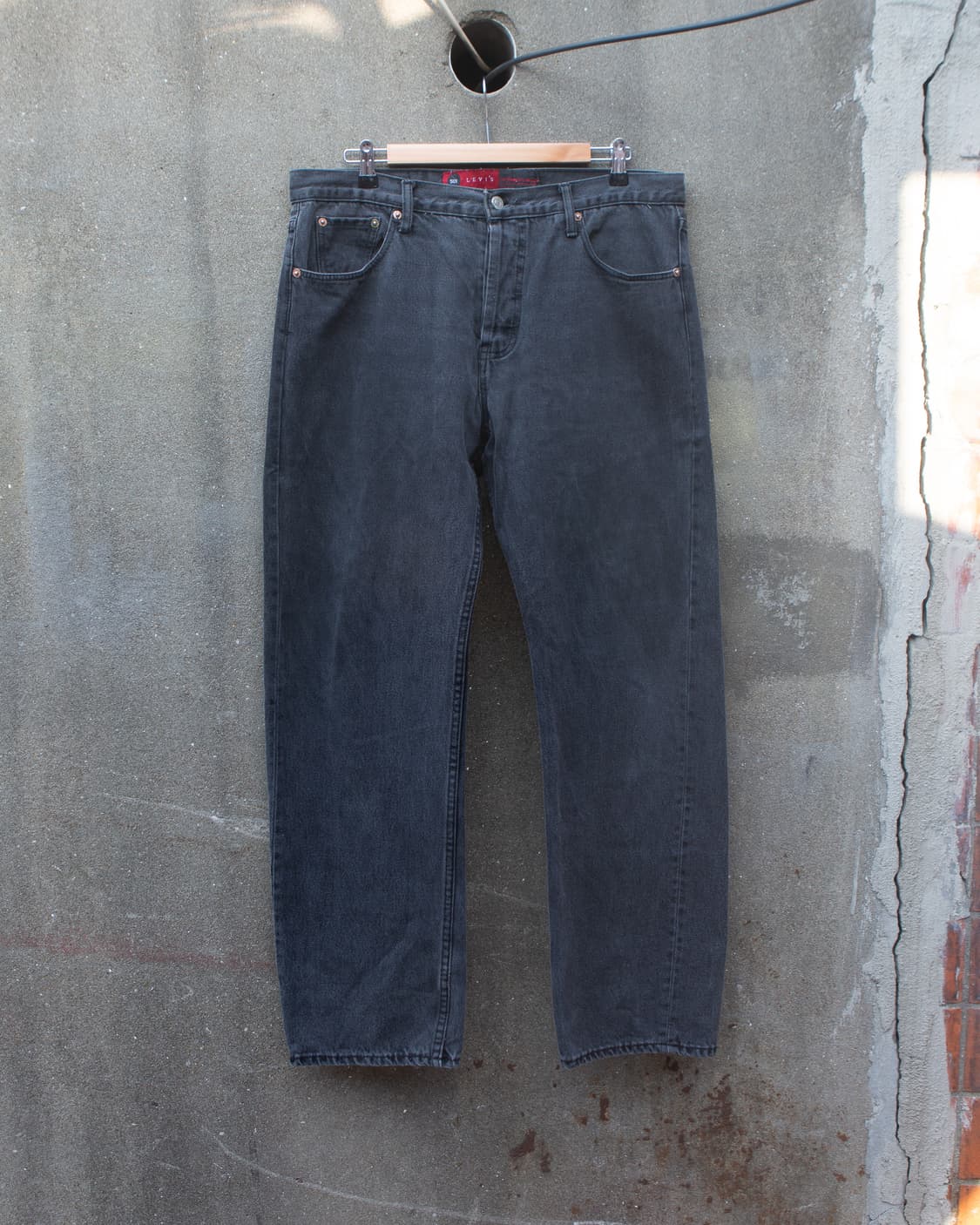 90s 리바이스 블랙 데님 팬츠 36/34 USA made 상품이미지1