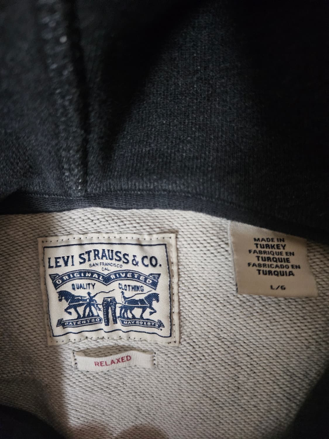 00s 리바이스 헤비코튼 후드집업 상품이미지3