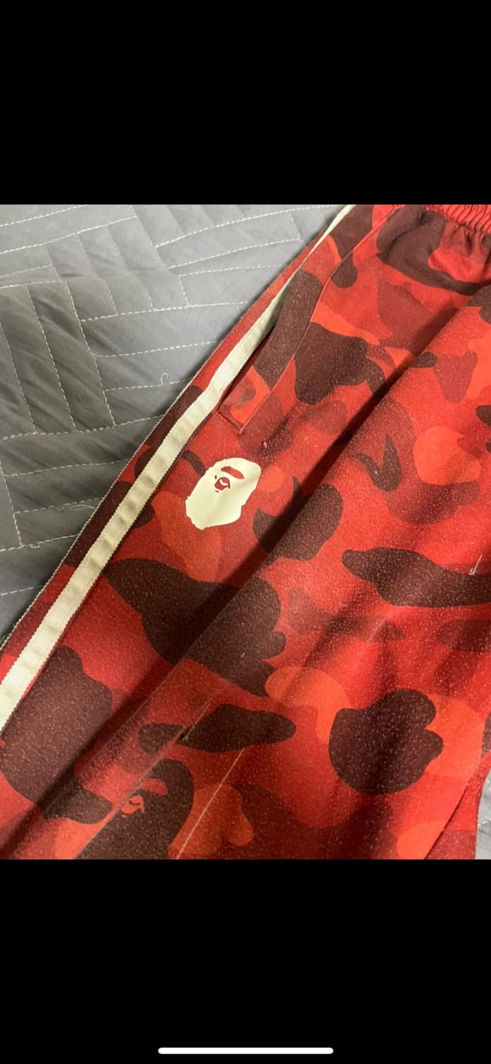 베이프 아디다스 카모 적계 트랙팬츠 S 상품이미지2